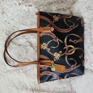 Lauren By Ralph Lauren Caldwell Belting Tote
